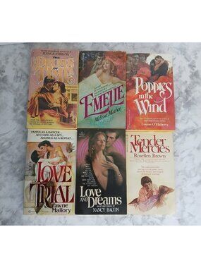 Vintage Romance Paperback Book Lot of 10 – 80s/90s Retro Love Novels